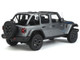 2022 Jeep Wrangler Rubicon 4 XE Gray Metallic 1/18 Model Car GT Spirit GT419