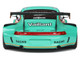 2022 RWB Bodykit Vaillant Light Green with Graphics 1/18 Model Car GT Spirit GT869