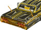 1964 Chevrolet Impala SS Lowrider Gray Metallic with Gold Graphics Lowriders Maisto Design Series 1/26 Diecast Model Car Maisto 32547GRY