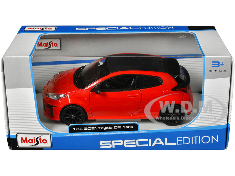 トヨタ GR Yaris ミニカー 赤 Amazon | Maisto 1/24 トヨタ GR ヤリス 2021 レッド 完成品