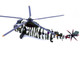 Westland Sea King HC 4 Helicopter 40th Anniversary Livery 848 Naval Air Squadron Commando Helicopter Force Royal Naval Air Station Yeovilton Somerset 2009 British Royal Navy 1/72 Diecast Model Legion LEG-14008LA