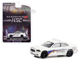 2014 Dodge Charger White Kennedy Space Center KSC Security Patrol Hobby Exclusive Series 1/64 Diecast Model Car Greenlight 30286