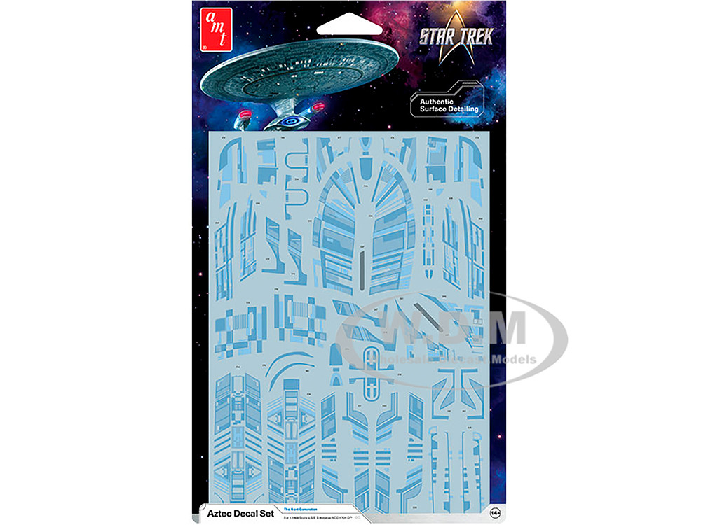 塗料・工具　1/1400 U.S.S.エンタープライズ NCC-1701-D用 アズテックデカールセット 「新スター・トレック」 [MKA066] Amazon | AMT 新スター・トレック U.S.S.エンタープライズ NCC