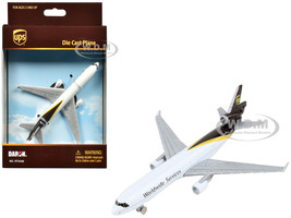 McDonnell Douglas MD 11 Commercial Aircraft UPS Worldwide Services N281UP White with Brown Tail Diecast Model Airplane Daron RT4346