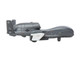 Northrop Grumman RQ 4 Global Hawk Military Drone United States Navy Gray and White Diecast Model Airplane Daron RT9809