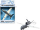 Northrop Grumman RQ 4 Global Hawk Military Drone United States Navy Gray and White Diecast Model Airplane Daron RT9809