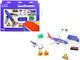 Southwest Airlines Airport Playset of 10 pieces Diecast Model Daron RT8181-1