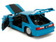 1989 Ford Mustang GT Blue with Black Hood Stripes Fast & Furious Series 1/24 Diecast Model Car Jada 34922