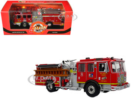 KME Predator Fire Engine #8 Los Angeles County Fire Department Red 5 Alarm Series Limited Edition to 750 pieces Worldwide 1/64 Diecast Model Iconic Replicas 64-0455