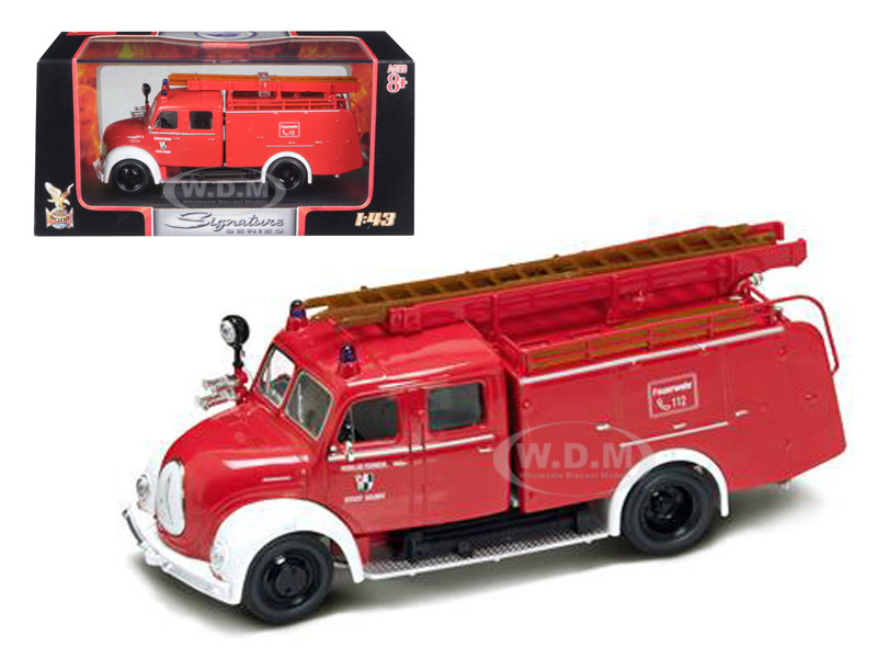 1961 Magirus Deutz Mercur TLF-16 Red/White 1/43 Diecast Model Car