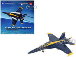 McDonnell Douglas F A 18E Super Hornet Aircraft Blue Angels #2 2021 United States Navy Air Power Series 1/72 Diecast Model Hobby Master HA5121C