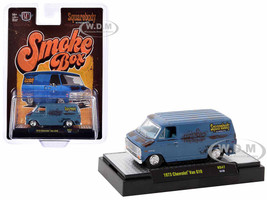 1973 Chevrolet G10 Van Blue Rusted Blue Interior Smoke Box Limited Edition 6050 pieces Worldwide 1/64 Diecast Model CarM2 Machines  31500-HS47