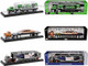 Auto Haulers Set 3 Trucks Release 74 Limited Edition 9000 pieces Worldwide 1/64 Diecast Models M2 Machines 36000-74