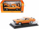 1971 Dodge Challenger R/T 440 Orange Yellow Stripes White Interior Limited Edition 5250 pieces Worldwide 1/24 Diecast Model Car M2 Machines 40300-116B