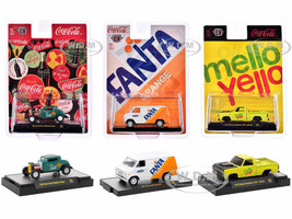 Sodas Set 3 pieces Release 40 Limited Edition 9250 pieces Worldwide 1/64 Diecast Model Cars M2 Machines 52500-A40
