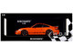 2007 Porsche 911 GT3 RS Orange with Black Stripes 1/18 Diecast Model Car Minichamps MC155062122
