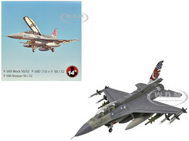 General Dynamics F 16D Fighting Falcon Fighter Aircraft 425th Fighter Squadron Best of Both Worlds Peace Carvin II 25th Anniversary Livery 56th Fighter Wing Luke AFB 2018 United States Air Force 1/72 Diecast Model Airplane FS062A