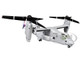 Bell Boeing MV 22 Osprey Aircraft Marine Medium Tiltrotor Training Squadron 204 VMMT-204 Raptors 2nd Marine Aircraft Wing MCAS New River United States Marines 1/72 Diecast Model Airplane FS063A