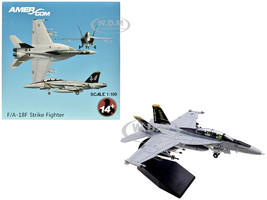 Boeing F A 18F Super Hornet Fighter Aircraft VFA 103 Jolly Rogers 75th Anniversary 2018 United States Navy 1/100 Diecast Model Airplane FS065C