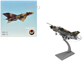 Mikoyan Gurevich MiG 21SM Fishbed J Fighter Aircraft Soviet Air Force 1/72 Diecast Model Airplane FSF017A