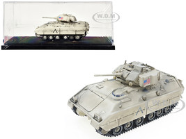 M2 Bradley Infantry Fighting Vehicle Tank United States Army Desert Camouflage 1/72 Diecast Model RS12107B