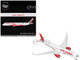Airbus A350 900 Commercial Aircraft Air India VT JRH White with Striped Tail Gemini 200 Series 1/200 Diecast Model Airplane GeminiJets G2AIC1290