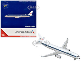 Airbus A321 Commercial Aircraft American Airlines Allegheny Heritage N579UW White with Blue Stripes 1/400 Diecast Model Airplane GeminiJets GJ2261