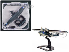Consolidated PBY 5A Catalina Aircraft Commander John S McCain South Pacific Force Henderson Field Guadalcanal Island United States Navy 1942 Planes of World War II Series 1/144 Diecast Model Airplane Luppa LCM034