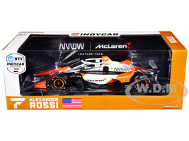 Dallara IndyCar #7 Alexander Rossi Arrow Arrow McLaren NTT IndyCar Series 2024 1/18 Diecast Model Car Greenlight 11238