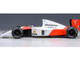 McLaren Honda MP4 6 #1 Ayrton Senna 2nd Place Formula One F1 Japanese GP 1991 with McLaren Logo 1/18 Model Car Autoart 89140