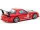 Mazda RX 7 FD3S VERTEX RHD Right Hand Drive Red with Black Hood Global64 Series 1/64 Diecast Model Car Tarmac Works T64G-022-RE