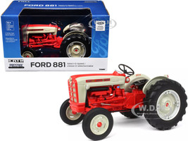 Ford 881 Select-O-Speed Tractor Red Beige Prestige Collection Series 1/16 Diecast Model ERTL TOMY 13985