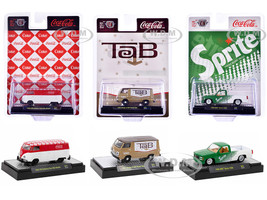 Sodas Set of 3 pieces Release 41 Limited Edition to 9250 pieces Worldwide 1/64 Diecast Model Cars M2 Machines 52500-A41