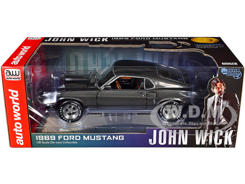 1969 FORD MUSTANG DARK GRAY 