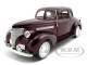 1939 Chevrolet Coupe Burgundy 1/24 Diecast Model Car Motormax 73247