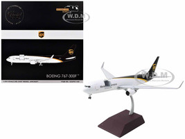 Boeing 767 300F Commercial Aircraft UPS Worldwide Services N323UP White with Brown Tail Gemini 200 Interactive Series 1/200 Diecast Model Airplane GeminiJets G2UPS1168