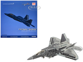 Lockheed F 22A Raptor Stealth Aircraft Symbiote Nellis AFB NV 2021 United States Air Force Air Power Series 1/72 Diecast Model Hobby Master HA2828