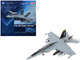 McDonnell Douglas F A 18F Super Hornet Aircraft VFA 103 Jolly Rogers USS George H W Bush 2023 United States Navy Air Power Series 1/72 Diecast Model Hobby Master HA5138