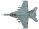 Boeing EA 18G Growler Aircraft VAQ 142 Gray Wolves USS Gerald R Ford 2023 United States Navy Air Power Series 1/72 Diecast Model Hobby Master HA5158