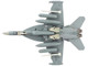 Boeing EA 18G Growler Aircraft VAQ 142 Gray Wolves USS Gerald R Ford 2023 United States Navy Air Power Series 1/72 Diecast Model Hobby Master HA5158