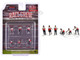 Race Crew 6 piece Diecast Figure Set 6 Figures Limited Edition to 3600 pieces Worldwide for 1/64 Scale Models American Diorama AD-2405MJ