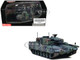Leopard 2A4 Main Battle Tank with Snorkel NATO Camouflage German Army Armor Premium Series 1/72 Diecast Model Panzerkampf 12226PA