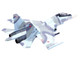 Sukhoi Su 30MKK Flanker G Fighter Aircraft #504 Russian Air Force Wing Series 1/72 Diecast Model Panzerkampf 14645PC
