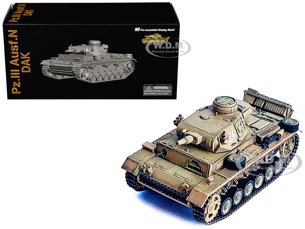 Germany Pz.Kpfw.III Ausf.N DAK Tank #124 