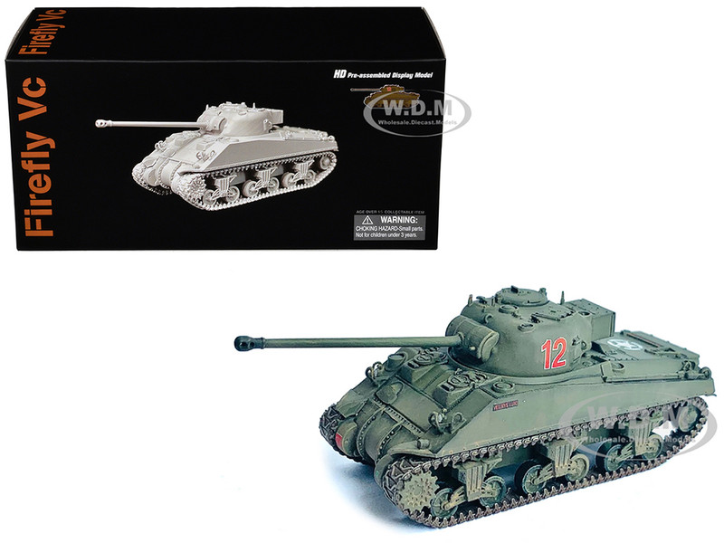 British Sherman Firefly Vc Tank #12 3 Troop A Sqd Northamptonshire Yeomanry France 1944 NEO Dragon Armor Series 1/72 Plastic Model Dragon Models 63239