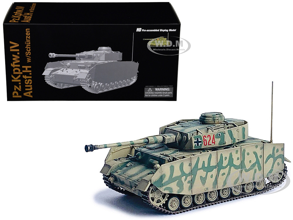 Germany Pz.Kpfw.IV Ausf.H with Schurzen Tank #624 