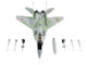 Mikoyan MiG 29S Fulcrum C Fighter Aircraft Hero of Russia General Sulambek Oskanov Lipetsk AB Russia 2018 Russian Air Force 1/72 Diecast Model JC Wings JCW-72-MG29-013
