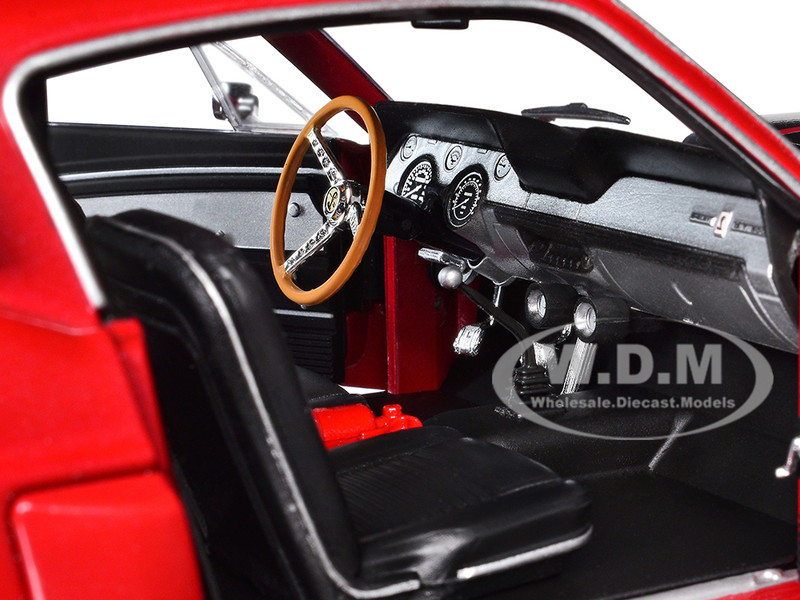 1967 SHELBY GT500 BURGUNDY RED 1/18 DIECAST MODEL CAR BY SOLIDO