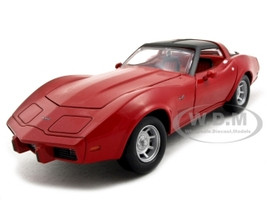 1979 Chevrolet Corvette Red 1/24 Diecast Model Car Motormax 73244