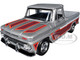 1966 Chevrolet C10 Fleetside Pickup Truck Silver Metallic with Brown Sides American Classics Series 1/24 Diecast Model Car Motormax 73355SIL